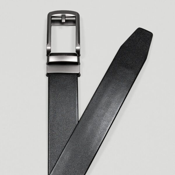 cincho negro estructura labrada marca buckle cl sico 150723 NEGRO 1