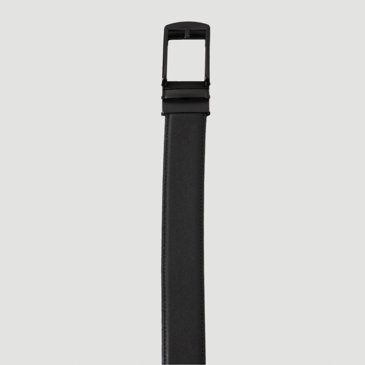 cincho negro estructura plana marca buckle cl sico 162450 NEGRO 1