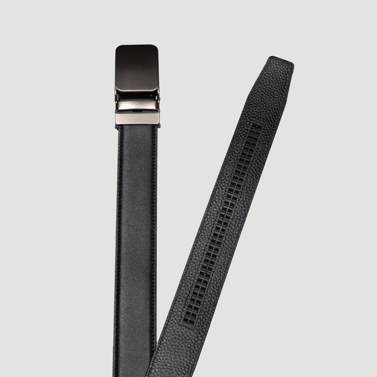 cincho negro estructura plana marca buckle cl sico 165392 NEGRO 2