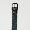 cincho verde y caf diseno trenzado marca buckle cl sico 154160 VERCAF 2