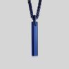 collar azul estilo pilar de tungsteno marca calak cl sico 142251 AZUL 1