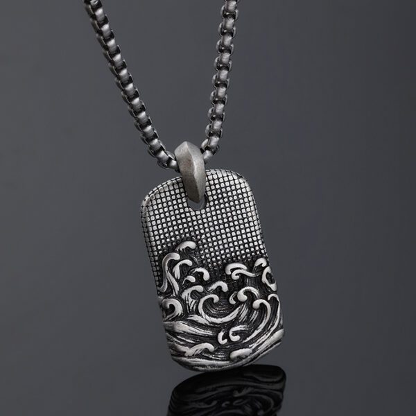 collar gris diseno de mar marca calak cl sico 150310 GRIS 1
