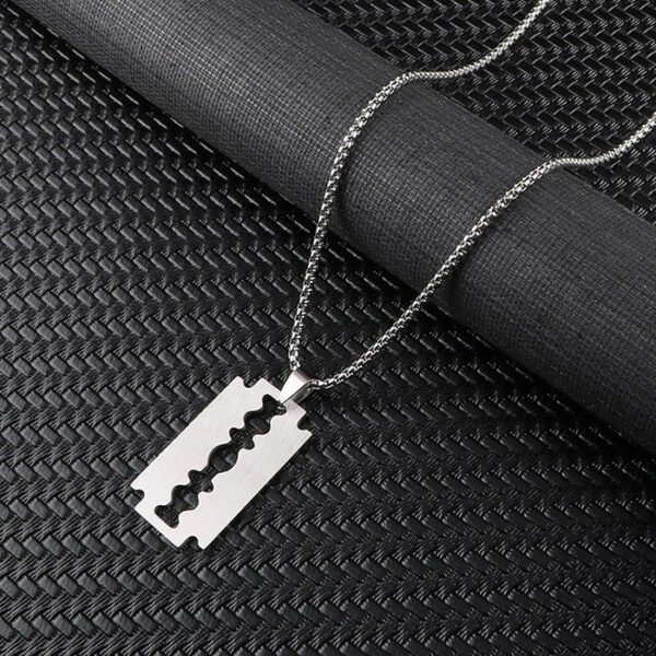 collar gris diseno hoja de cuchilla marca calak cl sico 150305 GRIS 1