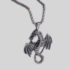 collar gris estilo dragon marca calak cl sico 142229 GRIS 1