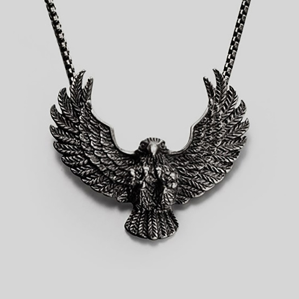 collar gris estilo guila marca calak cl sico 142227 GRIS OXF 1