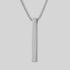 collar gris estilo pilar de acero marca calak cl sico 142241 GRIS 1