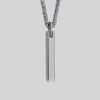 collar gris estilo pilar de tungsteno marca calak cl sico 142252 GRIS 1