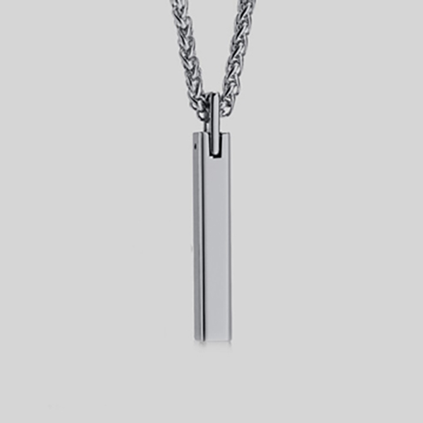 collar gris estilo pilar de tungsteno marca calak cl sico 142252 GRIS 1