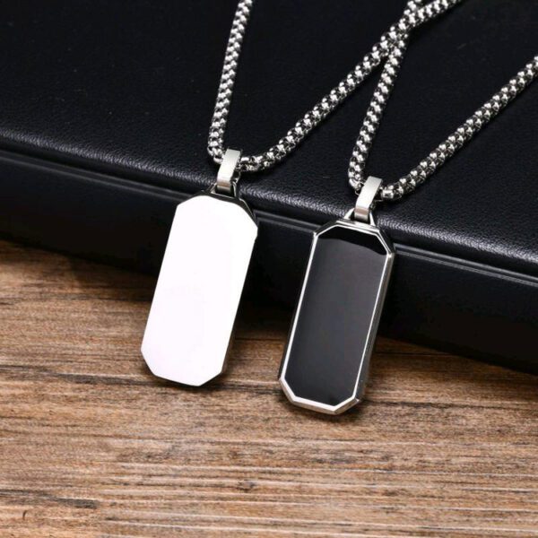 collar negro estilo rectangular marca calak cl sico 145864 NEGRO 2