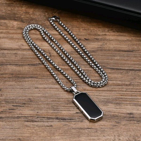 collar negro estilo rectangular marca calak cl sico 145864 NEGRO 4