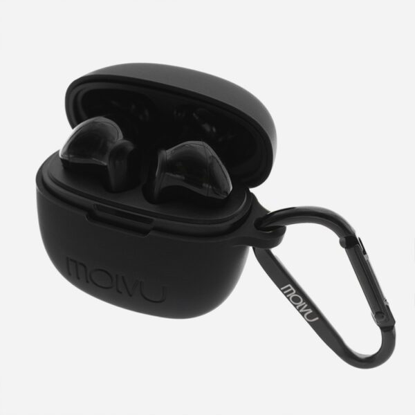 estuche negro para audifono k2 marca molvu cl sico 153123 280398 2