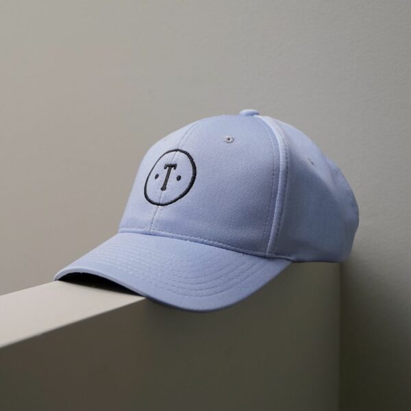 gorra celeste estructura labrada marca tishas cl sico 152514 CELESTE 2