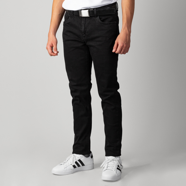jeans negro estructura lisa marca carven slim 139454 NEGRO 1