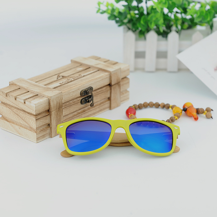 lentes azules de madera marca watch more cl sico 149729 AZUL 1