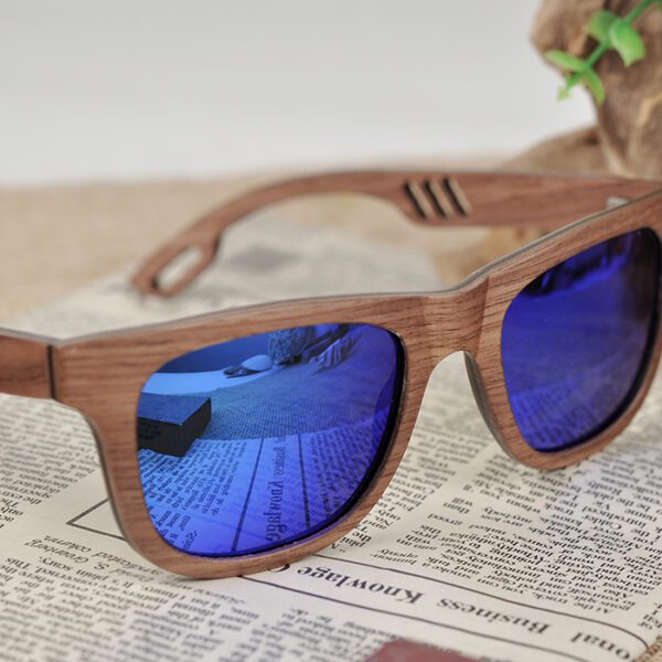 lentes azulesde madera marca watch more cl sico 149735 AZUL 2