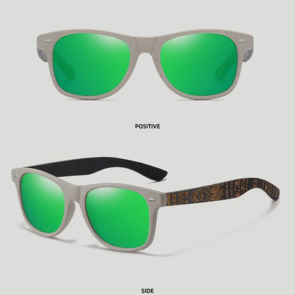 lentes verdes de madera marca watch more cl sico 149726 VERDE 1
