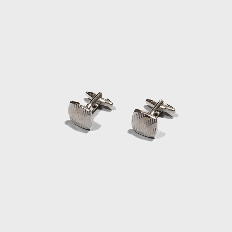 mancuernillas plateadas estructura cuadrada marca emporium cl sico 157777 PLATEADO 1
