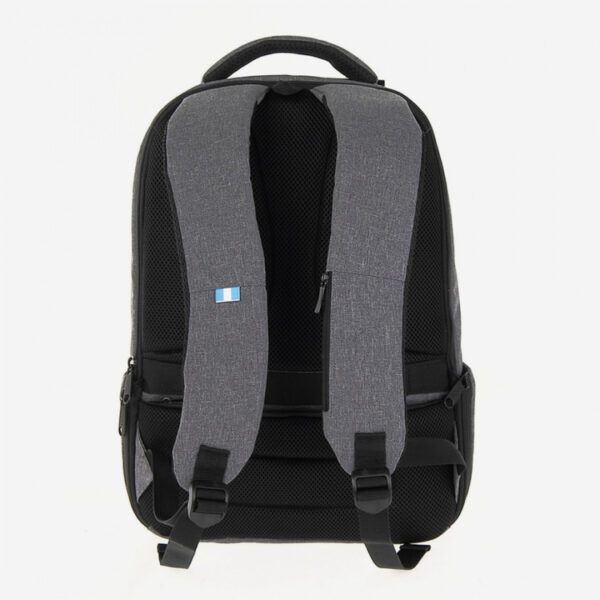 mochila gris estilo u2 marca molvu cl sico 153128 GRIS 2