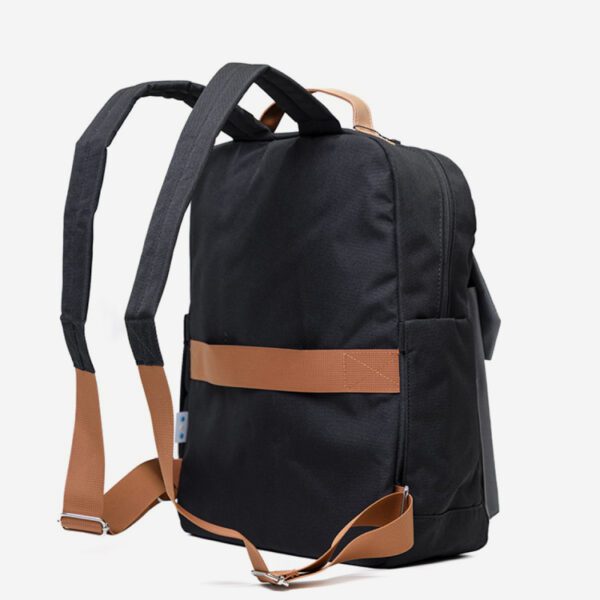 mochila negra estilo u6 marca molvu cl sico 153133 NEGRO 2