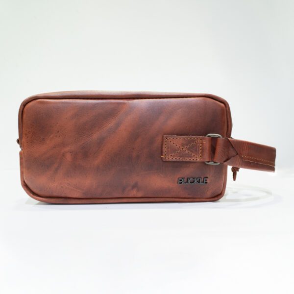 neceser caf estructura marmoleada marca buckle cl sico 145855 CAFE 2