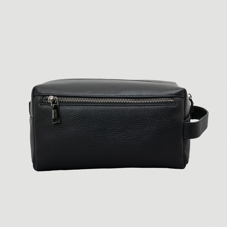 neceser negro diseno b sico con dobles cierres marca buckle cl sico 158741 NEGRO 2