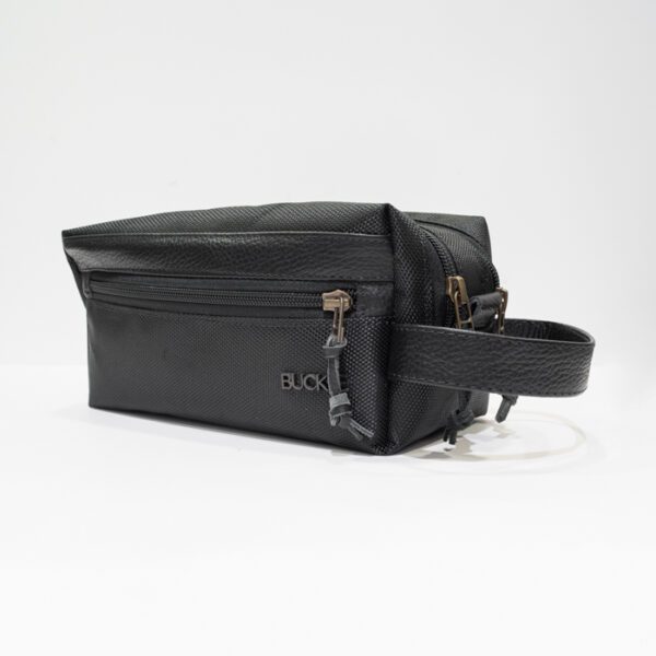 neceser negro doble zipper marca buckle cl sico 145856 NEGRO 1