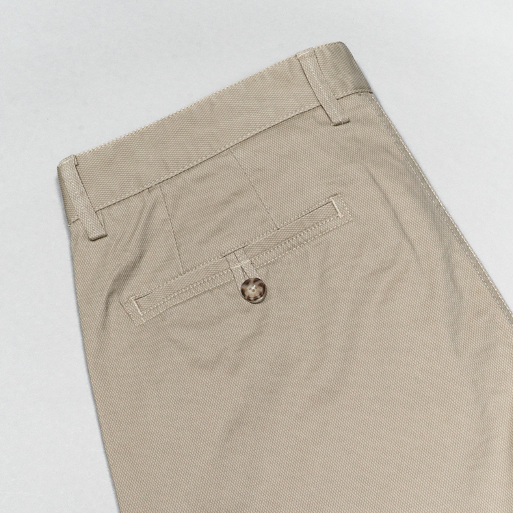 pantal n caf estructura labrada marca carven slim 153169 CAFE 2