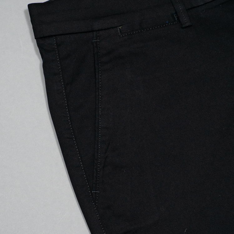 pantal n negro estructura plana marca carven slim 153148 NEGRO 4