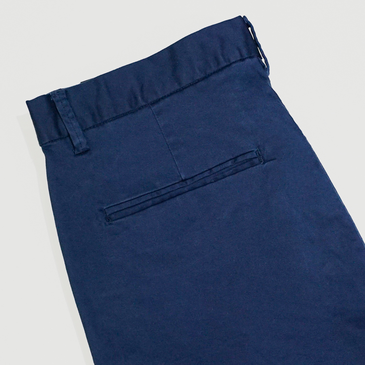 pantalon azul estilo plano marca carven slim 132262 AZUL 2