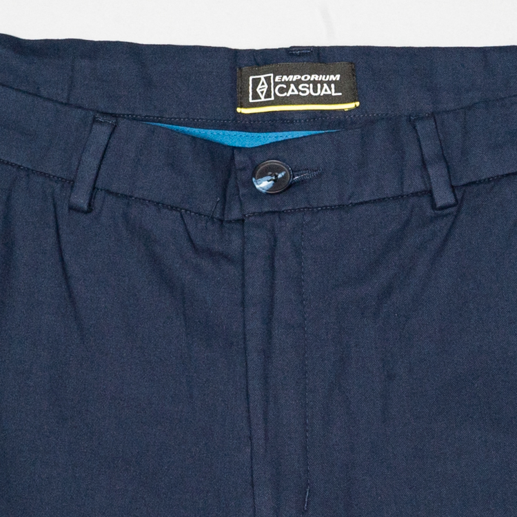 pantalon azul marino estuctura plana marca bcasual slim 153029 AZUL MA 2
