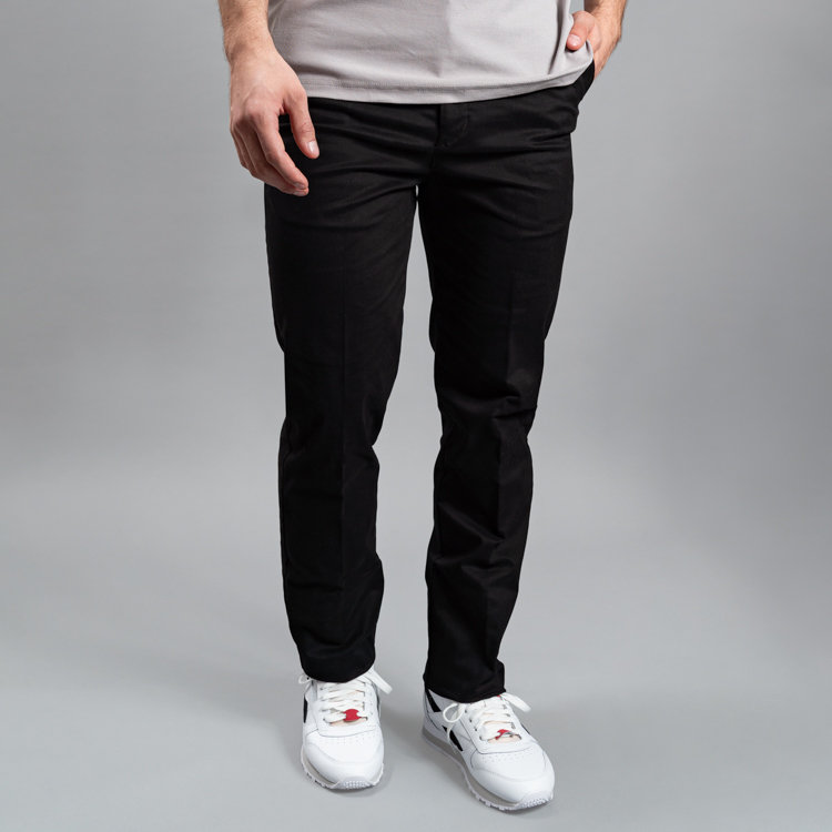 pantalon casual negro estructura plana marca business casual cl sico 159979 NEGRO 1