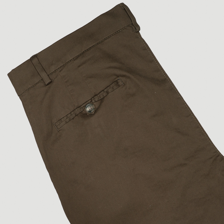 pantalon casual verde musgo estructura plana marca business casual cl sico 160009 VERDE 2