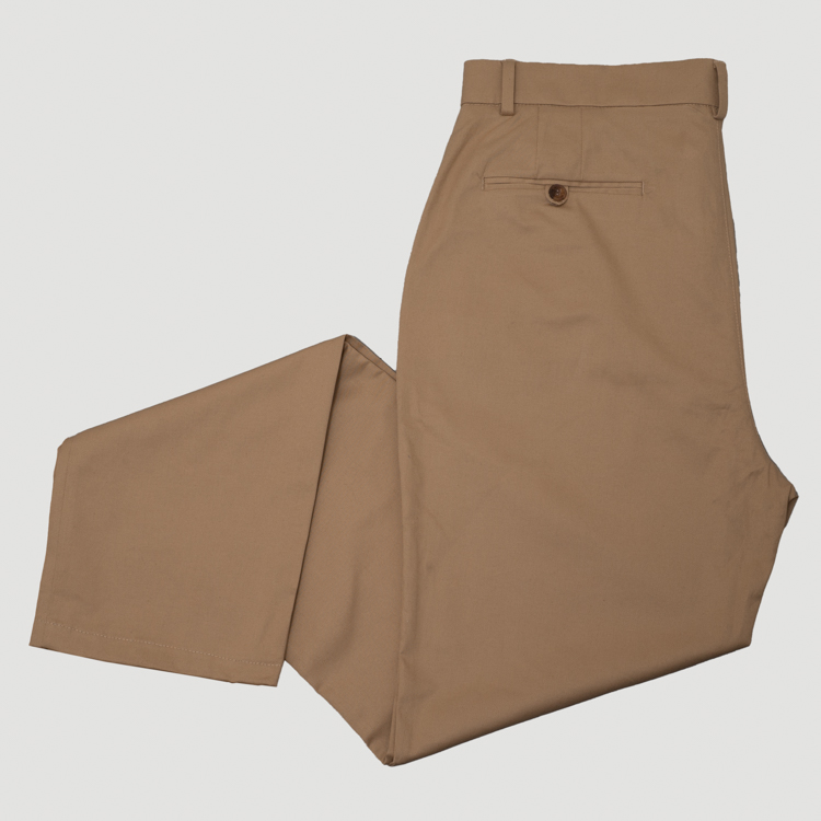 pantalon khaki estructura plana marca bcasual cl sico 153065 KHAKI 1