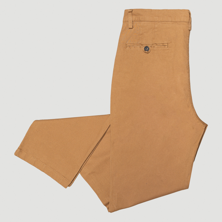 pantalon khaki estructura plana marca bcasual slim 147812 KHAKI 1