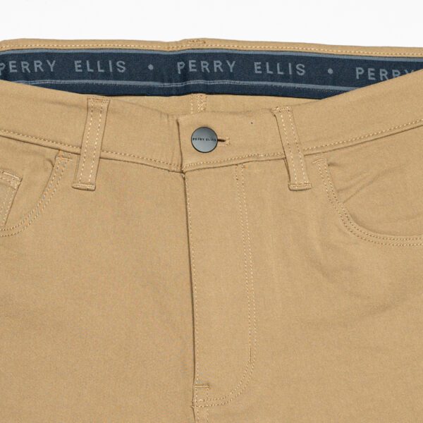 pantalon khaki estructura plana marca perry ellis slim 154377 KHAKI 3