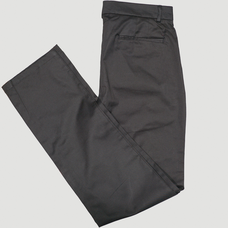 pantalon negro estructura plana marca bcasual slim 153038 NEGRO 1