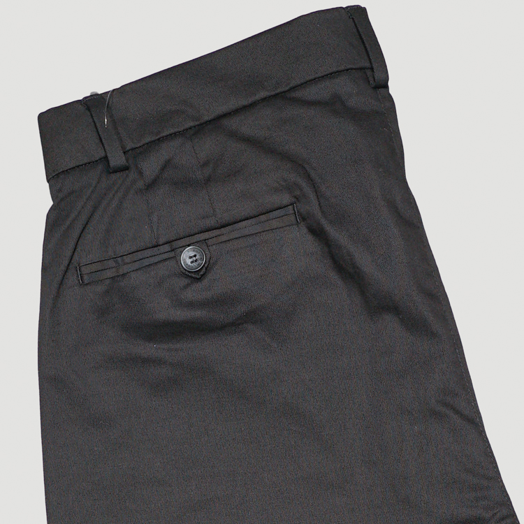 pantalon negro estructura plana marca bcasual slim 153038 NEGRO 3