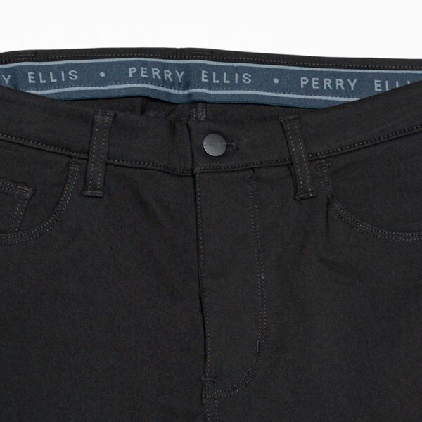 pantalon negro estructura plana marca perry ellis slim 154367 293691 3