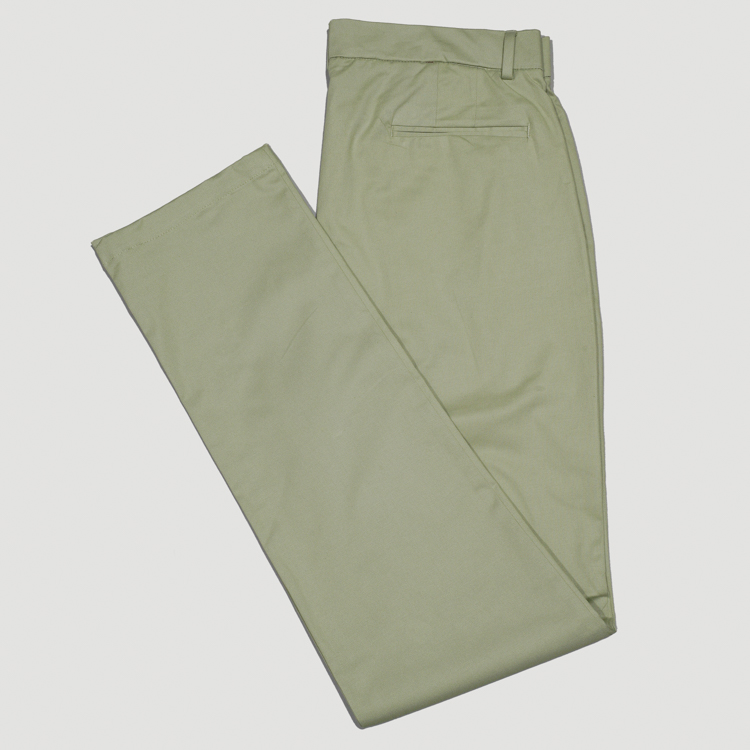 pantalon verde estructura plana marca bcasual slim 153033 VERDE 1