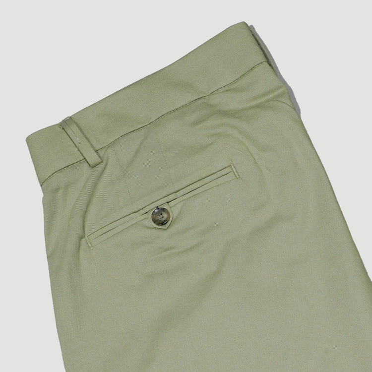 pantalon verde estructura plana marca bcasual slim 153033 VERDE 3