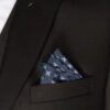 panuelo azul diseno de amebas marca emporium cl sico 157761 AZUL 1
