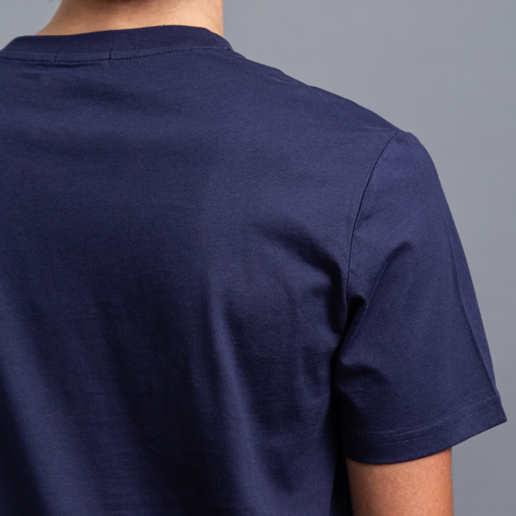 playera azul estructura plana marca carven slim 155770 AZUL 3