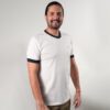 playera beige diseno de rayas marca carven slim 150911 BEIGE 1