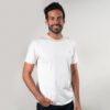 playera blanca estructura cuello contrastado marca carven slim 150891 BLANCO 1