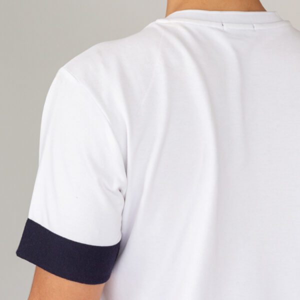 playera blanca estructura plana marca carven slim 144221 BLANCO 2