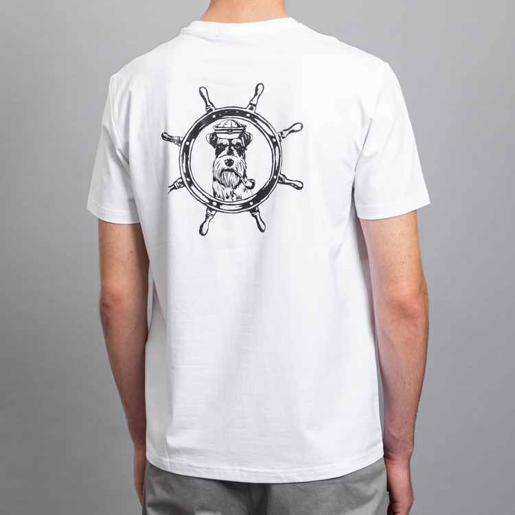 playera blanca estructura plana marca carven slim 155808 BLANCO 4