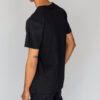playera negra estructura plana marca carven slim 144220 NEGRO 4