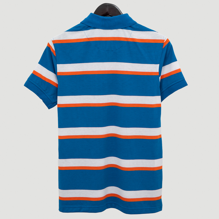 polo azul diseno lineal marca bcasual cl sico 147837 AZUL 3