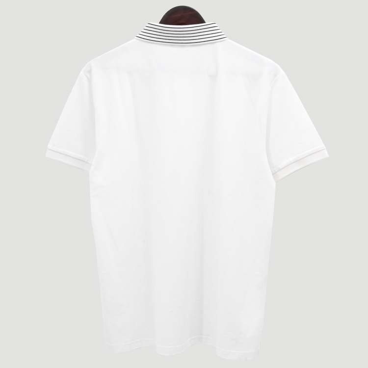 polo blanca estructura labrada marca carven slim 139772 BLANCO 3