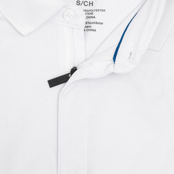 polo blanca estructura labrada marca perry ellis slim 154386 293688 3